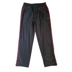And1 Youth Boys Red Black Basketball Pants Athletic Bottom Snaps Size Large